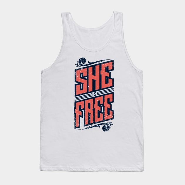 'She Is Free' Human Trafficking Shirt Tank Top by ourwackyhome